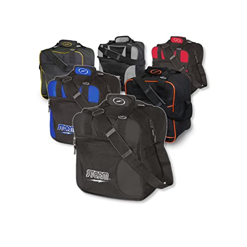 EMAX | 1-Ball-Bowling-Tasche | Storm - Solo Single Tote | Kleine schmale Bowlingbag für einen Bowling-Ball Schuhe Zubehör | Bowling-Ball-Tasche - Schwarz von EMAX Bowling Service GmbH MAXIMIZE YOUR GAME