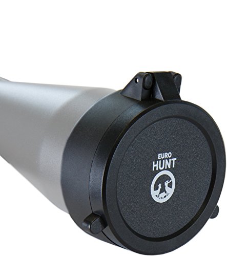 EUROHUNT Objektiv Flip Cover Okularschutz, Schwarz, 62.0 - 63.5 mm von EUROHUNT