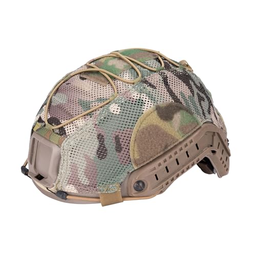 EXCELLENT ELITE SPANKER Tactical Mesh Helmüberzug Military Nylon Fast Helme Abdeckung für BJ-Helm Nicht enthalten (MC) von EXCELLENT ELITE SPANKER