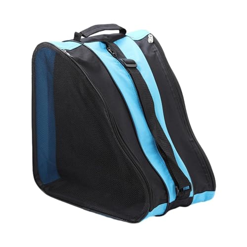 Oxford Rollschuh-Tasche, atmungsaktive Schlittschuh-Tasche, Aufbewahrungstasche, große Kapazität, Skating-Schuhe, Tragetaschen, Rollerbladen-Behälter, Rollschuh-Zubehör, Blau von Easnea