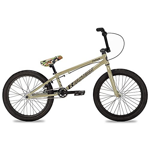 Eastern Bikes Lowdown 20-Zoll BMX-Fahrrad, Rahmen aus hochfestem Stahl (Beige & Tarnmuster) von Eastern Bikes