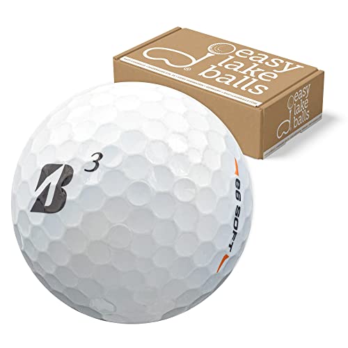 100 BRIDGESTONE E6 Soft LAKEBALLS/GOLFBÄLLE - QUALITÄT AAA/AA - Golf von Easy Lakeballs