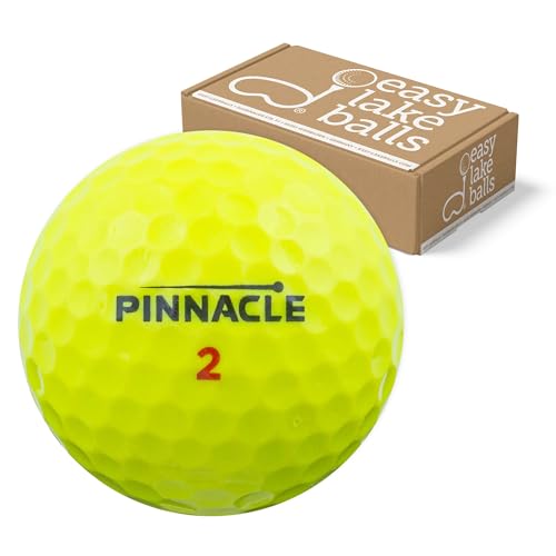 50 Pinnacle Mix GELB LAKEBALLS/GOLFBÄLLE - QUALITÄT AAA/AA von Easy Lakeballs