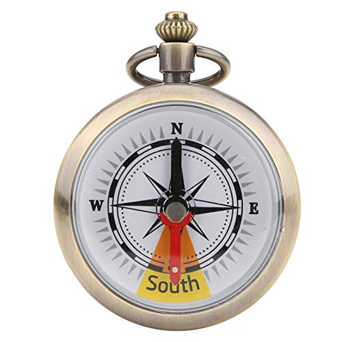 Eddwiin Kompass, klassische tragbare Kompass Navigation Tools wasserdicht Schlüssel Runde Tasche Kompass Survival-Ausrüstung Werkzeuge für Wandern Camping Reiten Geschenk von Eddwiin