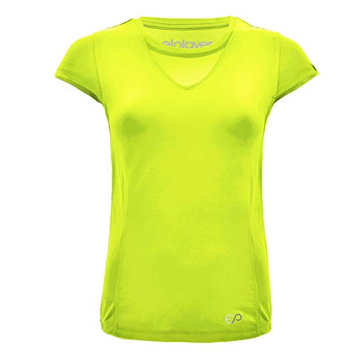ElPlayer Damen Lyar T-Shirt, Neongelb, L von Legea