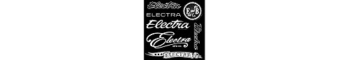 Electra EBC Logo Aufkleberset sw/we von Electra