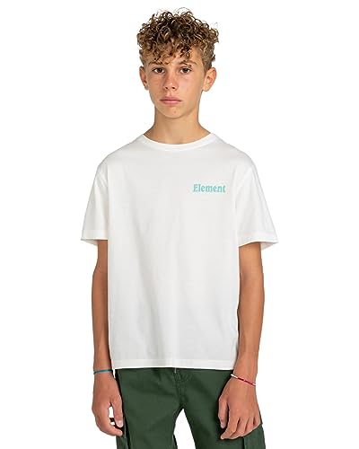 Element Block - T-Shirt - Jungen 8-16 - L/14 - Weiss von Element