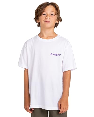 Element Jurassic - T-Shirt - Jungen 8-16 - S/10 - Weiss von Element