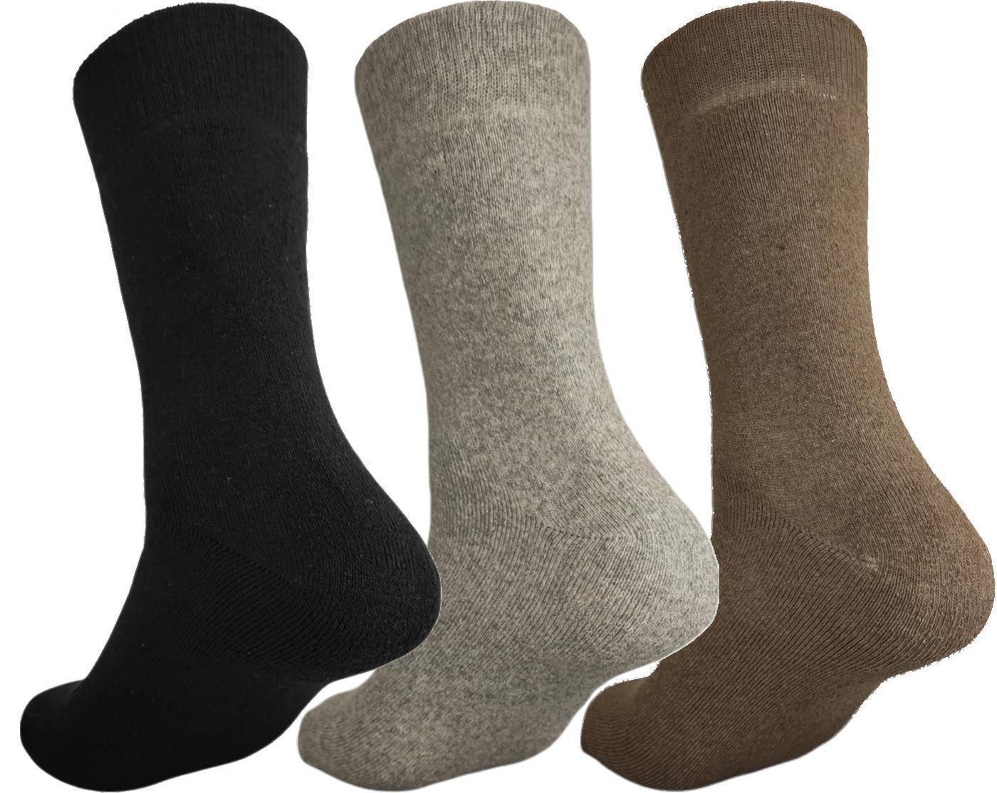 EloModa Freizeitsocken 3 Paar Damen Wintersocken Socken Warm Baumwolle, 35-38 39-42 (3-Paar) von EloModa