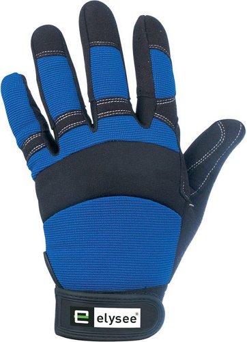 elysee MASTER Kunstlederhandschuhe - schwarz/blau - Größe: 8 von Format
