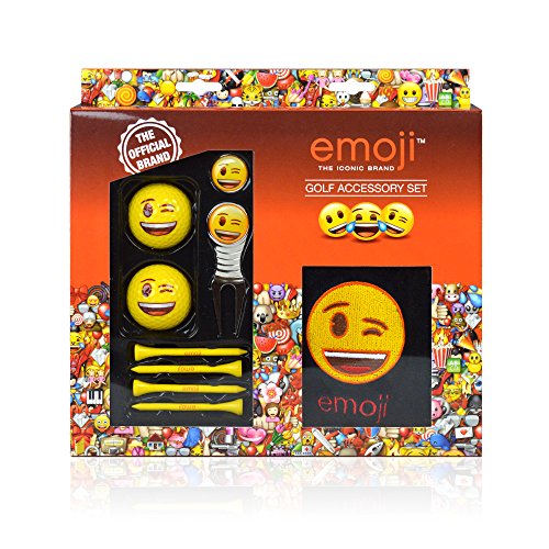Emoji-Wink Neuheit Golf Schlägerhaube, Unisex, Wink, rot von Emoji