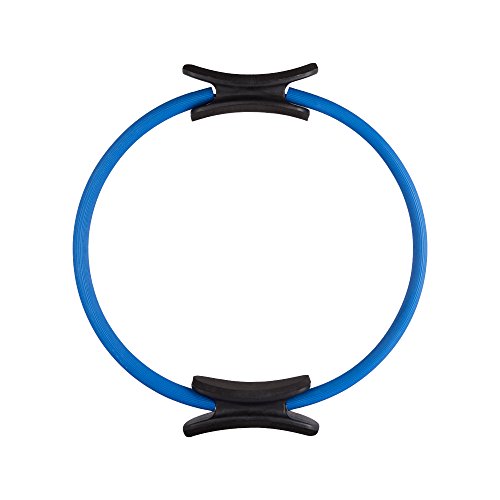 EmpireAthletics – Pilates-Ring mit Polstern und 35 cm Durchmesser für Pilates, Yoga, Ganzkörper-Training, Gymnastik UVM. – Core-Trainer Circle Kreis Magic-Circle in BLAU von EmpireAthletics