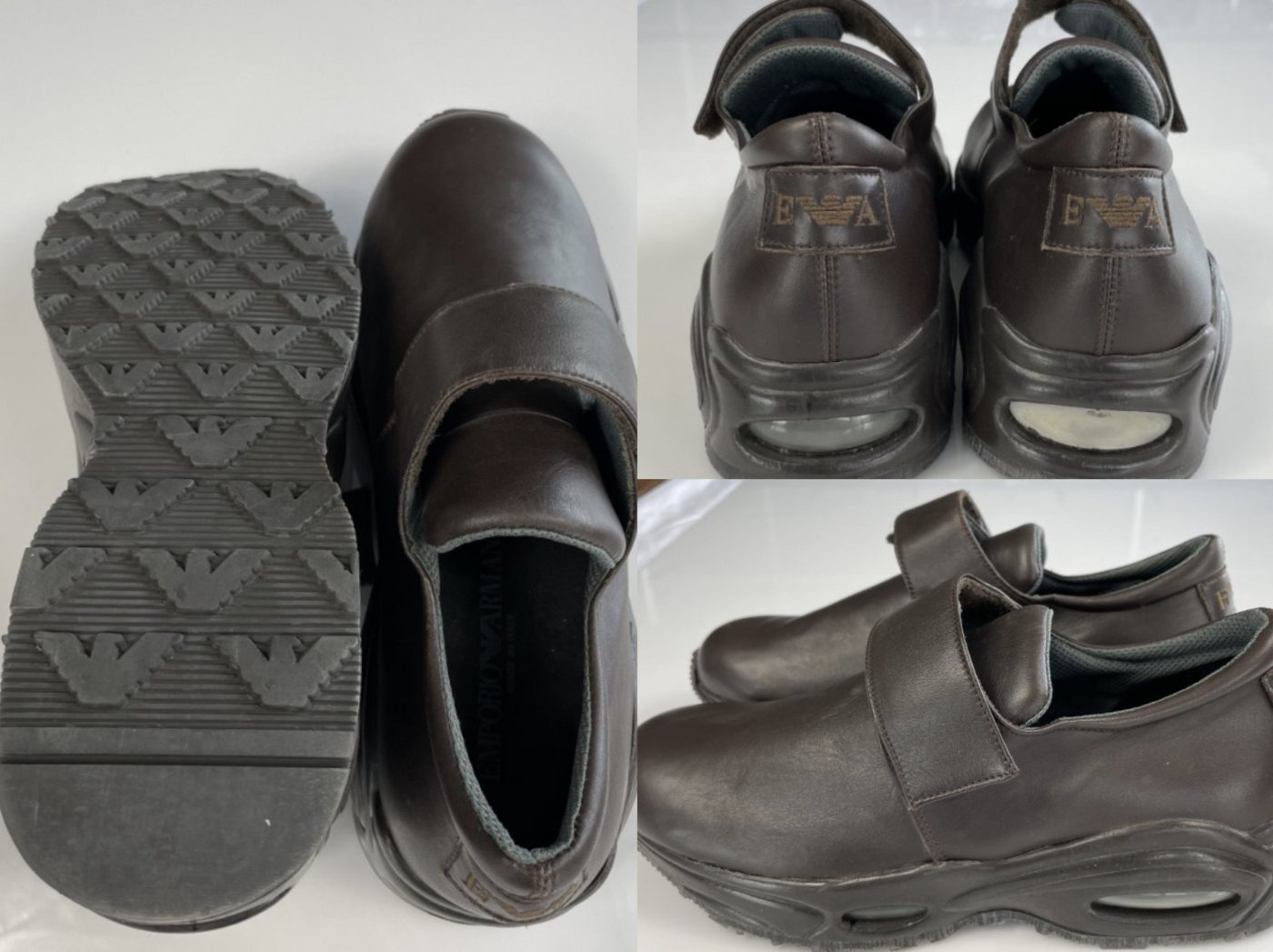 Emporio Armani Emporio Armani Vintage Used Effect Moccasins Loafers Shoes Slippers Sc Sneaker von Emporio Armani
