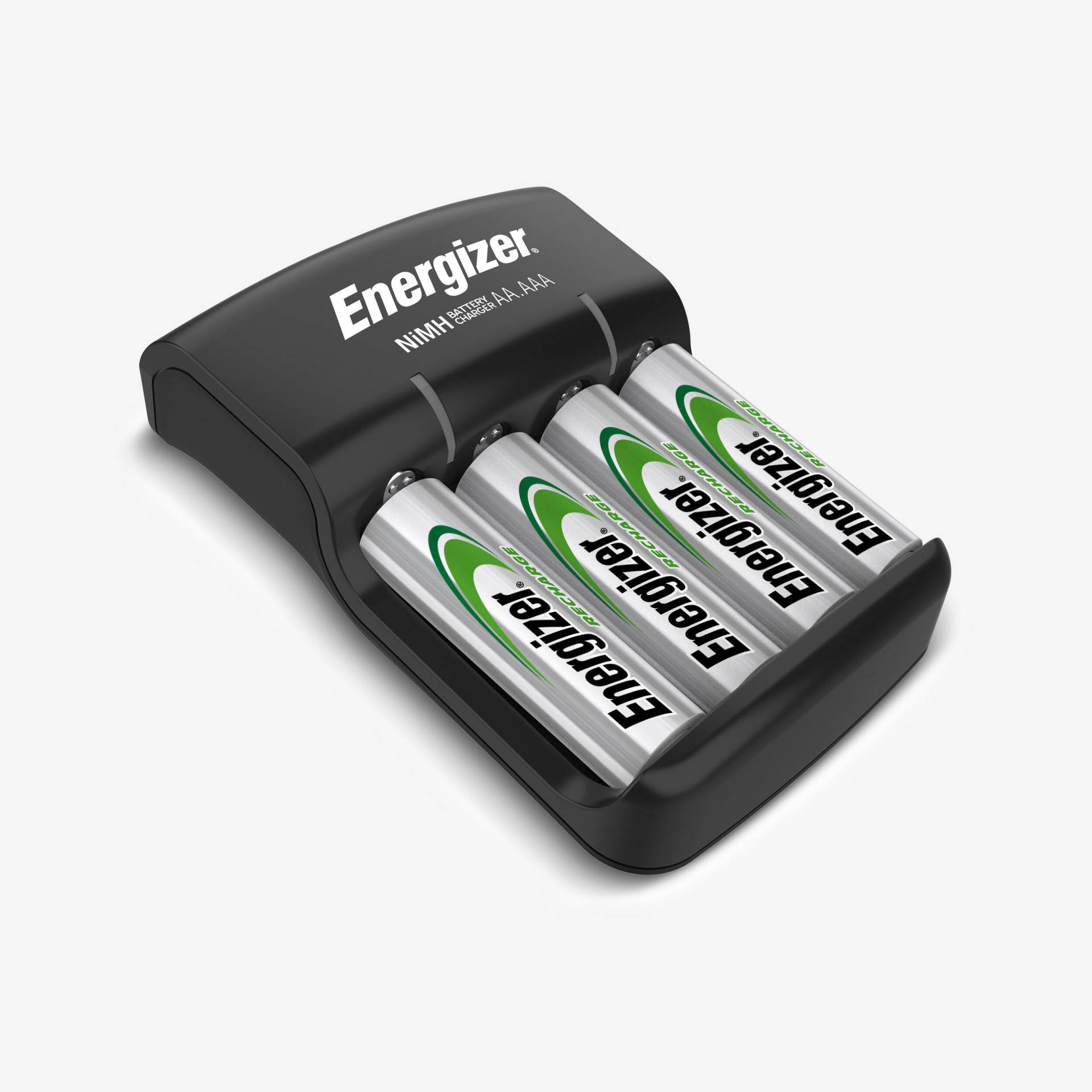 Ladegerät für Batterien Energizer NiMH USB 4 AA/AAA + 4 Akkus AA/HR06 von Energizer