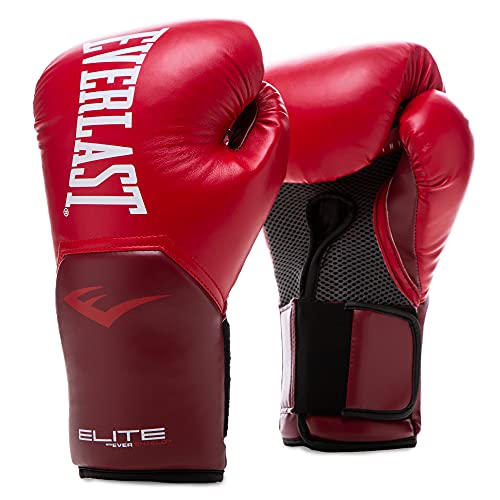 Everlast Unisex – Erwachsene Boxhandschuhe Pro Style Elite Glove Handschuhe Flammen Rot 14oz von Everlast