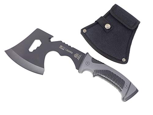 Evil Wear Metall Axt Outdoor Camping Axe grau schwarz 29cm von Evil Wear