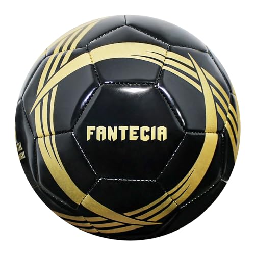FANTECIA Fußball Ball, Fussball Größe 5 für Jugendliche und Erwachsene, Futsal Ball für Wettkämpfe und Training von FANTECIA