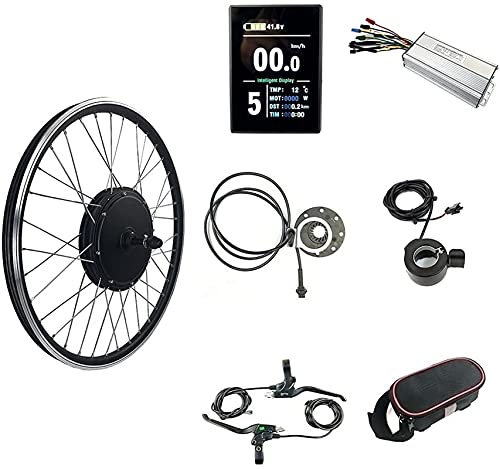 Elektrofahrrad-Kit Hinterrad 48V 1500W E-Bike-Umrüstsatz mit KT-LCD8S-Display, Fahrradnabenmotor mit intelligenter Steuerung und PAS-System für Rennrad von FAZENHUA