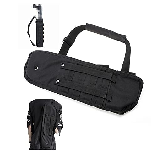 FIRECLUB Tactical Pistol Breacher's Scabbard Holster Molle Sling Case Bag for Outdoor Hunting Black von FIRECLUB