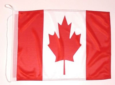 Bootsflagge Kanada Flagge Fahne 25 x 40 cm FLAGGENMAE® Bootsfahne von FLAGGENMAE