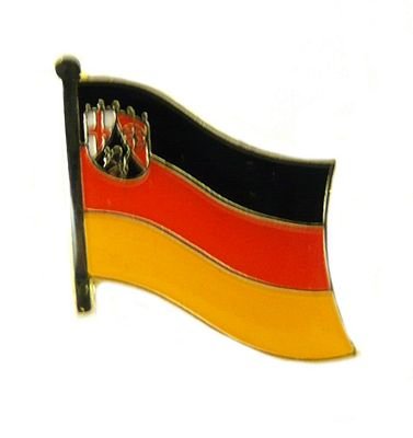 FLAGGENMAE Flaggen Pin Rheinland Pfalz Anstecknadel Fahne Flagge von FLAGGENMAE