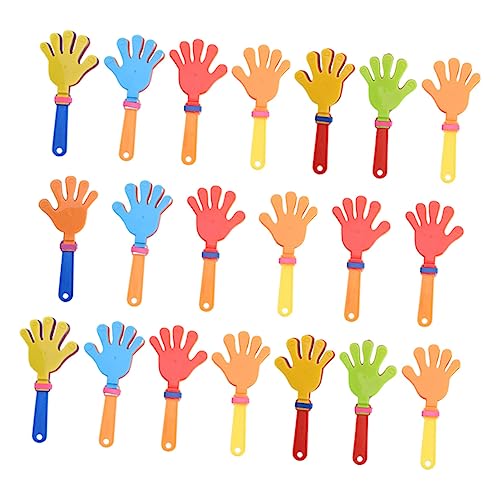 FOYTOKI 20 Stück Palmenklatschen Kinderspielzeug Kunststoff Handflächen Klatschen Kunststoff Handklöppel Kinder Jubel Requisite Kunststoff Hände Klatschendes Spielzeug Applaus von FOYTOKI