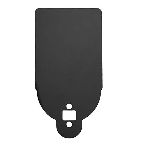 Roller Kennzeichenhalter, Nummernschild Kompatibel Aus Kunststoff Für Scooter Kunststoff Kennzeichenhalter Warnschild (Schwarz) von FYBlossom