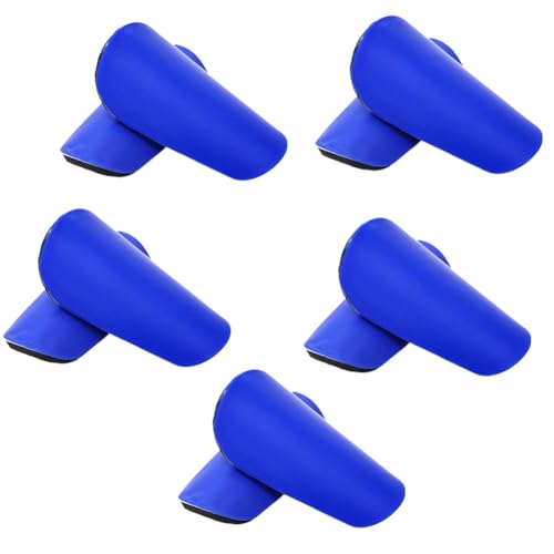 FYOBOT Blaue Mini-Schienbeinschoner, Verschleißfeste, Stoßdämpfende Fußball-Schienbeinschoner, Fußballtrainings-Schienbein von FYOBOT