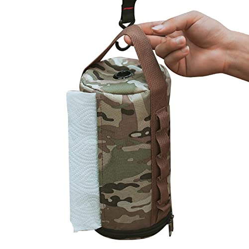 Camping-Toilettenpapierhalter | Tragbare Reißverschlusstasche für Toilettenpapier - Tragbarer Taschentuchhalter, Taschentuchaufbewahrung mit großer Kapazität für Camping, Wandern, Grillen, Facynde von Facynde