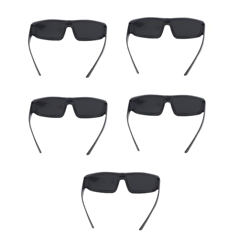 Fafeicy Sonnenfinsternis-Brille, Bequem, 5 Stück, Sonnenbrille Zur Sonnenbeobachtung, Leicht, Tragbar, Umweltfreundlich, Sichere Beobachtung der Sonnenfinsternis von Fafeicy