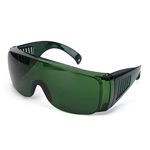 Laserschutzbrille, Schützt vor 650 Nm Rotem und 445 Nm Blauem Licht für die Lasergravur (Grün) von Fafeicy