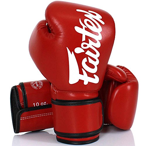 Fairtex Boxhandschuhe, BGV14, rot, Boxing Gloves, Muay Thai, Thaiboxen, MMA Size 16 Oz von Fairtex