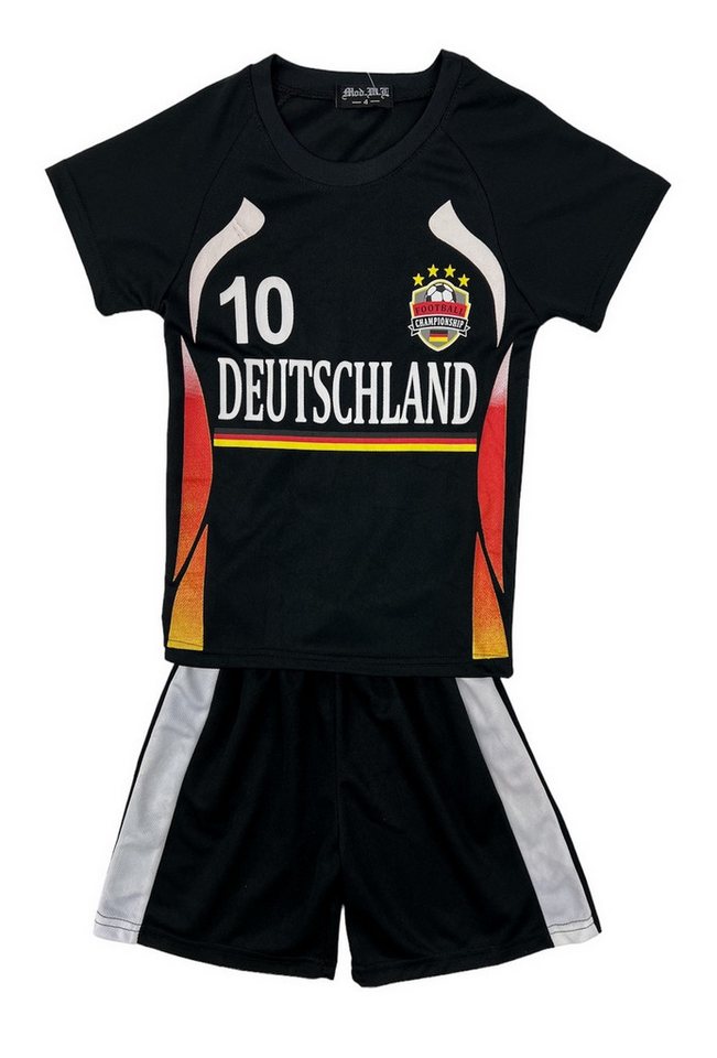 Fashion Boy Fußballtrikot Fußball Fan Set Deutschland Germany Trikot + Shorts, JS780 (Set, 2, Shirt+Shorts) von Fashion Boy