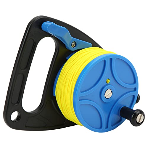 Spool Finger Reel Praktische Schnuraufbewahrung für Wassersportbegeisterte Tauchrolle (blaues Rad) von Fdit