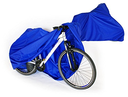Ferocity Fahrradschutzhülle Fahrradgarage Fahrradabdeckung Gewebeplane wasserdicht Universal Blau [037] von Ferocity