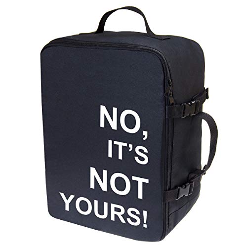 Ferocity Handgepäck für Ryanair Multifunktions Rucksack gepolstert Flugzeugtasche Handtasche Reisetasche gepolstert Koffer für Flugzeug Größe 40x25x20cm Das ist Nicht deins! [102] von Ferocity