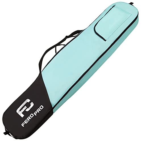 Ferocity Premium Snowboardtasche Board Bag Snowboardbag Abdeckung 170 cm aus Wasserdichtem Polyester mit Tragegurt und Schultergurt Hellblau Blau Türkis Turquoise [051] von Ferocity