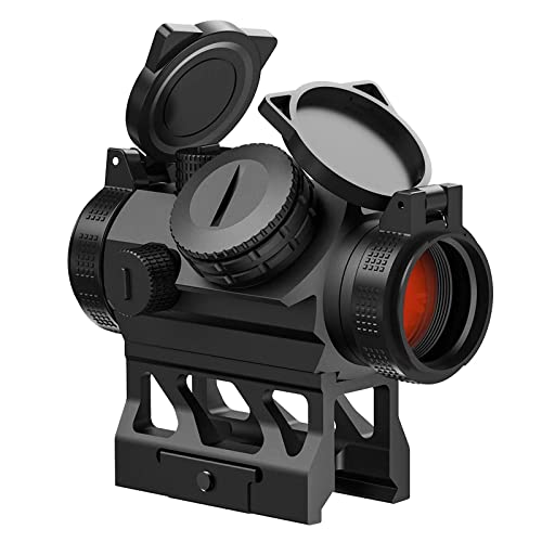 Feyachi V30 2MOA Rotpunktvisier Auto On & Off 1x20mm Kompakte Leuchtpunktvisier, Hochklappbaren Objektivabdeckungen von Feyachi