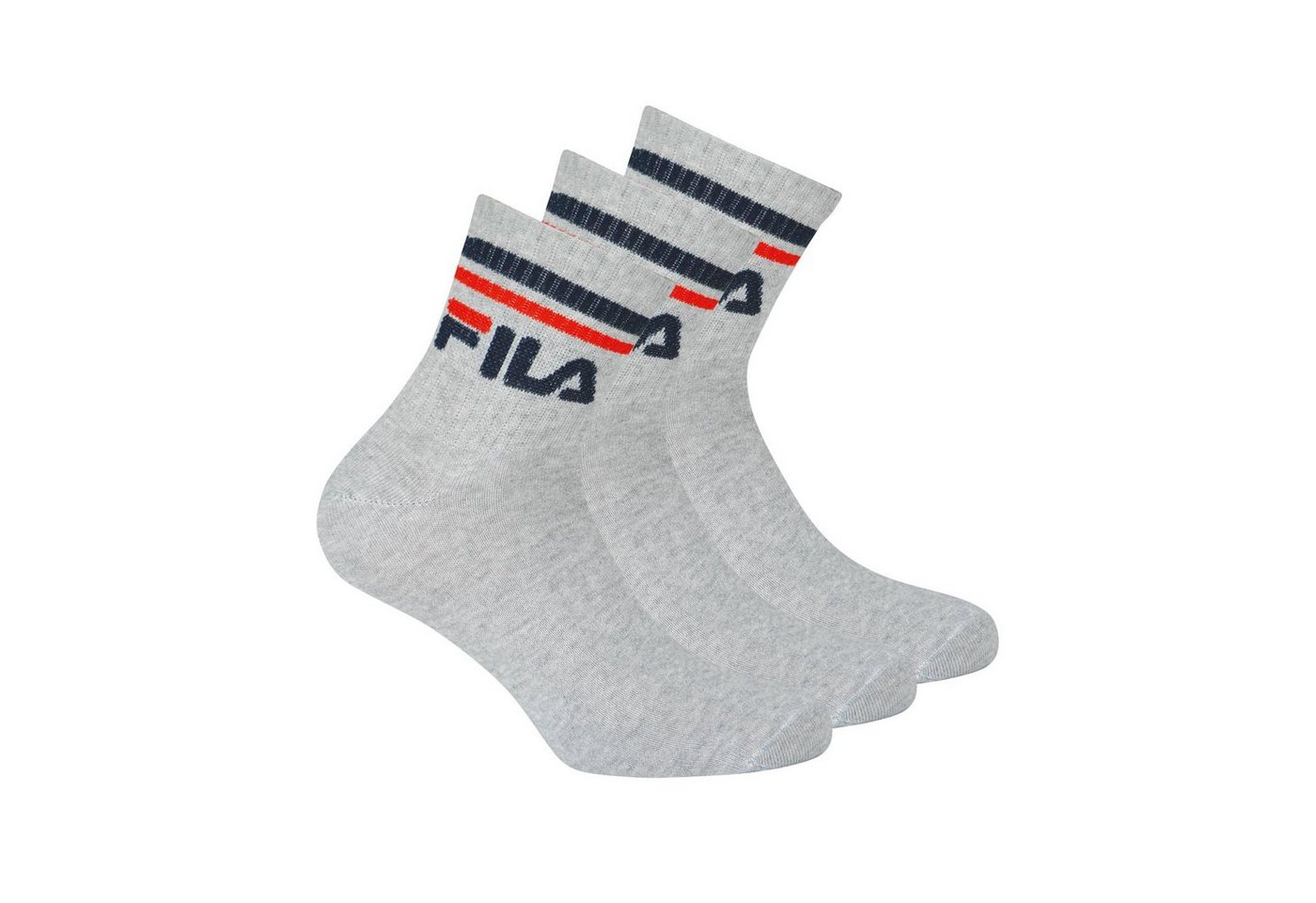 Fila Kurzsocken Unisex Socken, 3 Paar Quarter - Kurzsocken, Sport von Fila