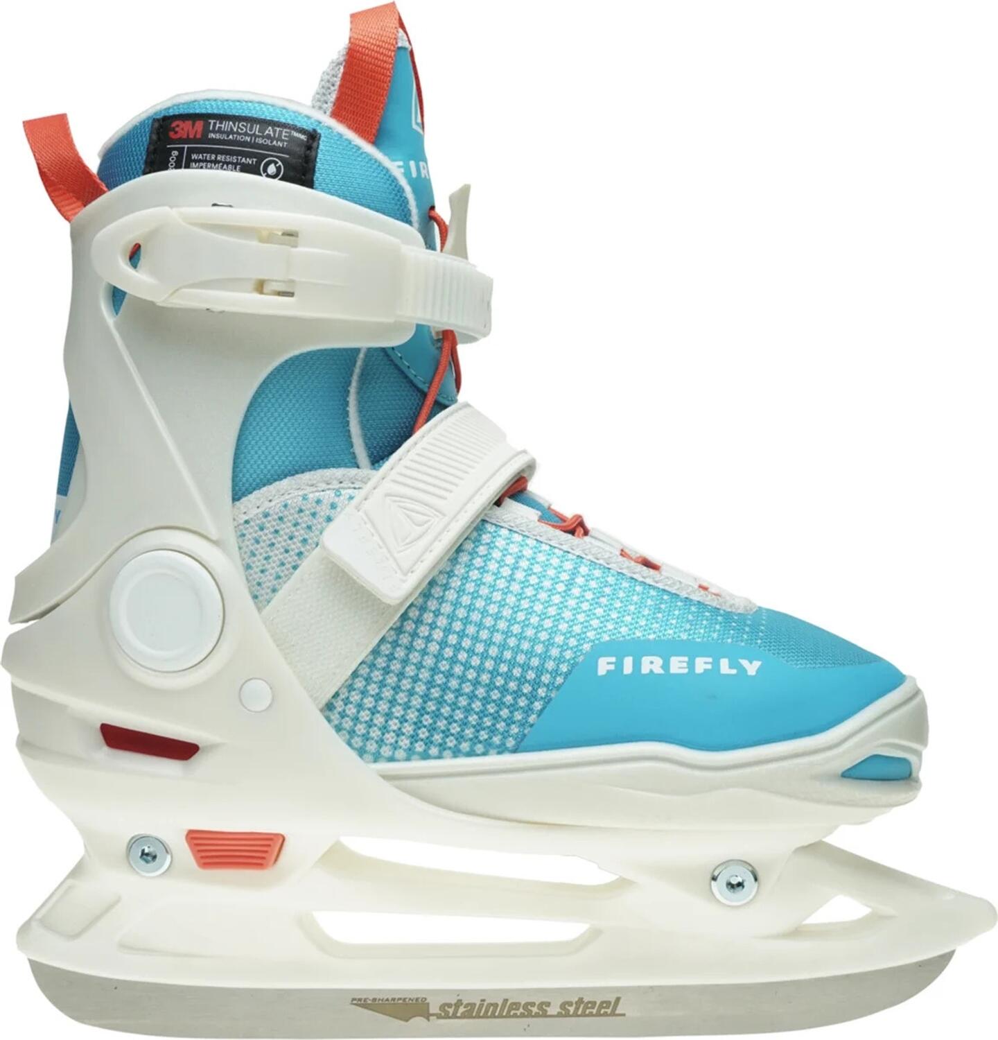 Firefly Flash IV Eishockeyschuh Girl (33.0 - 36.0, 900 white/turquoise/red) von Firefly