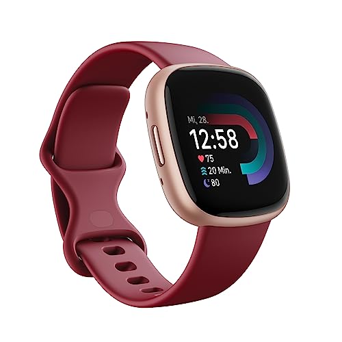 Fitbit Versa 4 by Google – Smartwatch Damen / Herren – Fitness-Tracker mit integriertem GPS und Telefonfunktion, 6 Tage Akkulaufzeit, 40+ Trainingsmodi – Fitnessuhr kompatibel mit Android / iOS von Fitbit