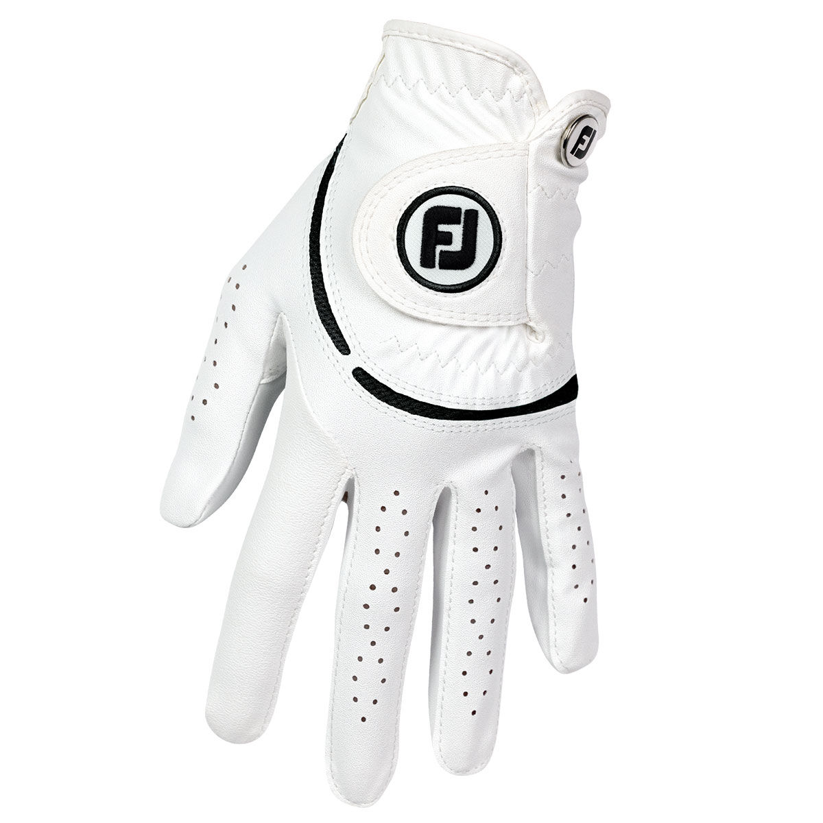 FootJoy Womens Weathersof Golf Glove, Female, Left hand, Small, White | American Golf von FootJoy
