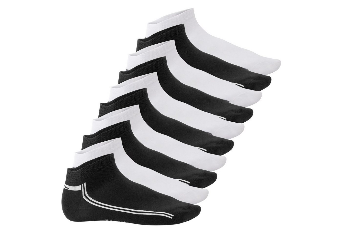 Footstar Füßlinge Sneak It! Damen & Herren Motiv Sneaker Socken (10 Paar) von Footstar