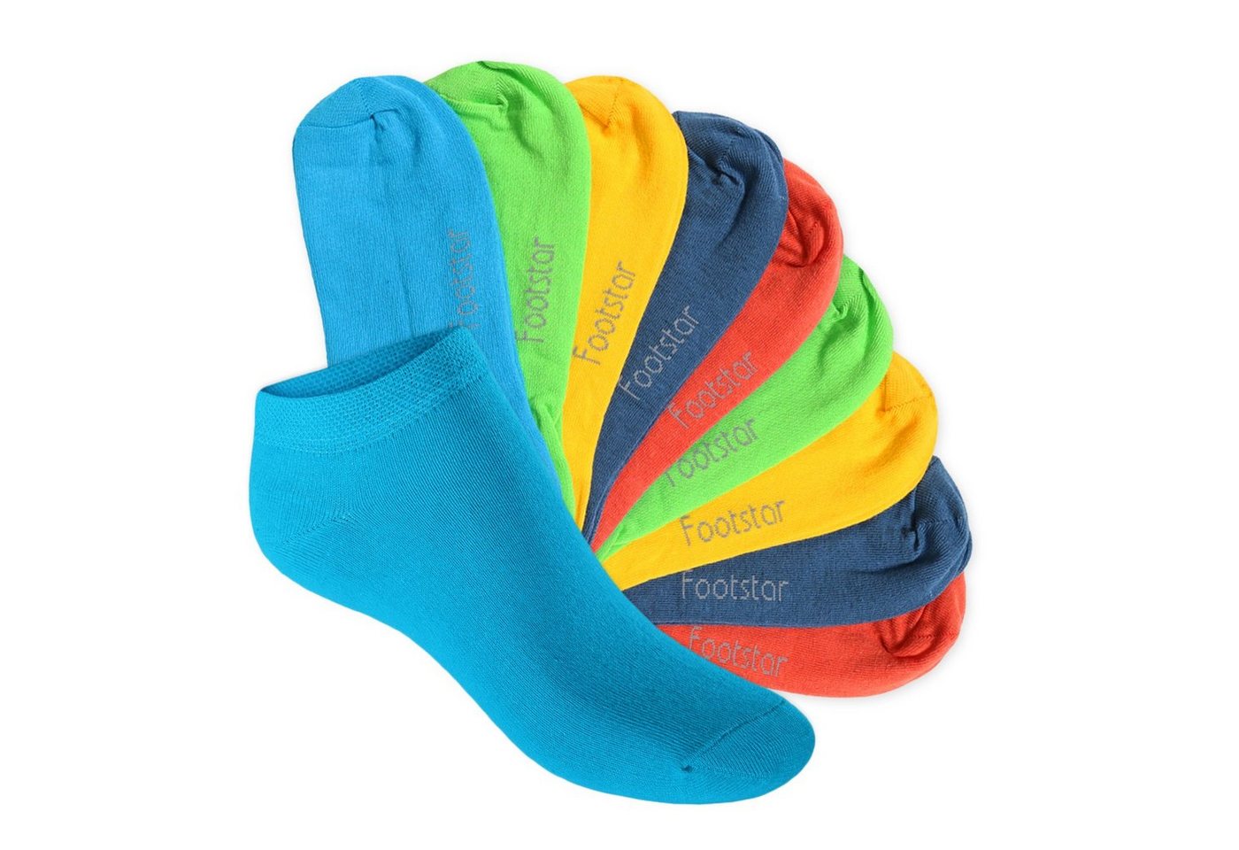 Footstar Kurzsocken Kinder Sneaker Socken (10 Paar) Kurze Socken für Kids von Footstar