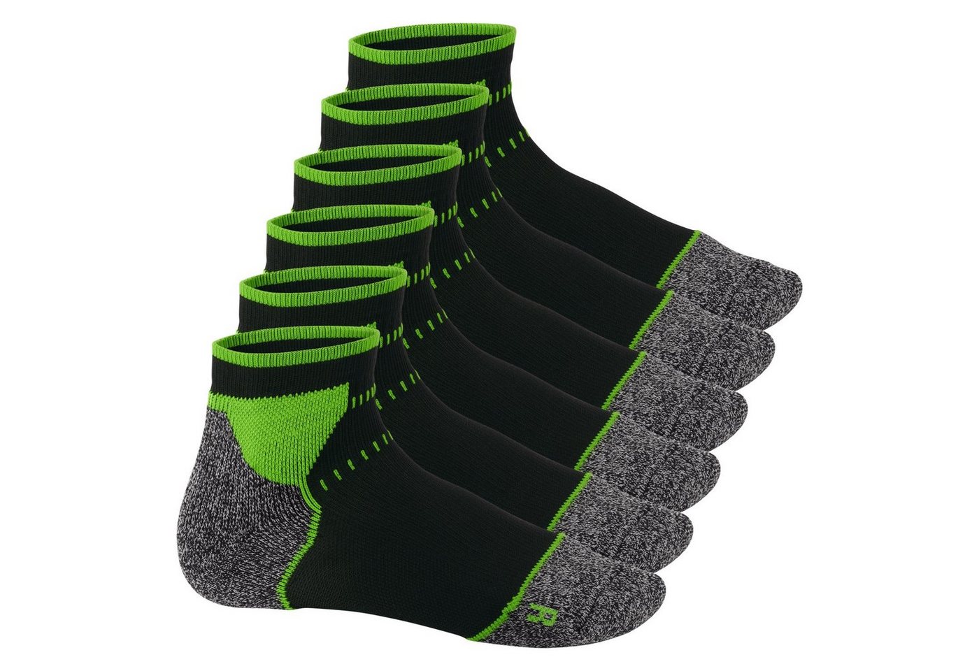 Footstar Sportsocken Damen & Herren Funktions Sport Socken (6 Paar) Laufsocken von Footstar