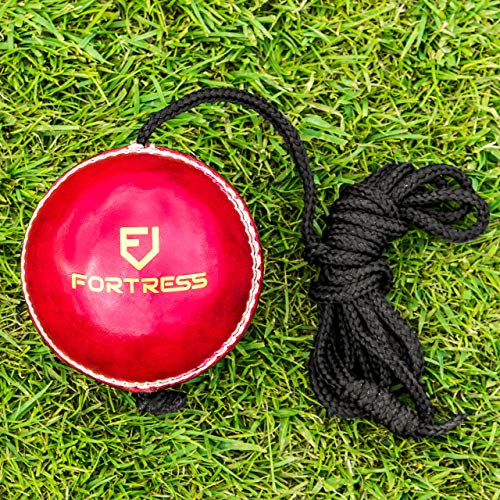 Fortress Kricketbälle mit Schnur – Cricketbälle in Zwei Stilen erhältlich (Leder Kricketball) von Fortress