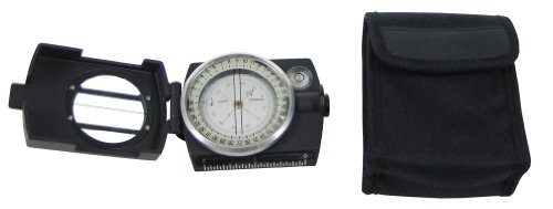 Fox Outdoor Kompass Präzision Metallgehäuse Peileinrichtung, schwarz von MFH