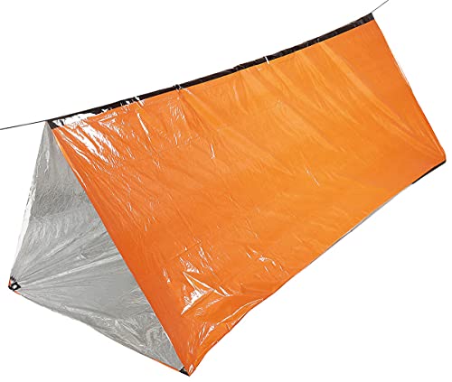 Fox Outdoor Notfall-Zelt, orange, einseitig alubeschichtet von Fox Outdoor