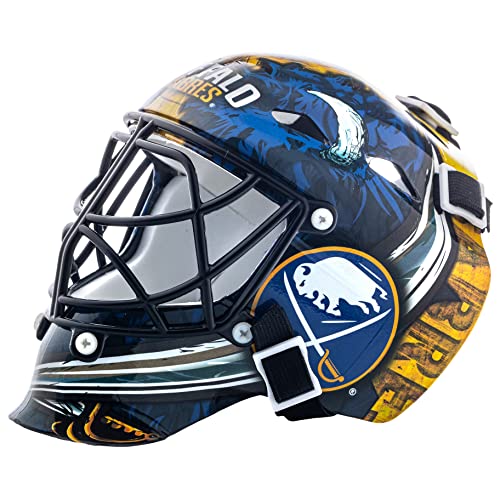 Franklin Sports Unisex-Erwachsene NHL Sabres Mini Torwart Maske, Multi, Einheitsgröße von NHL