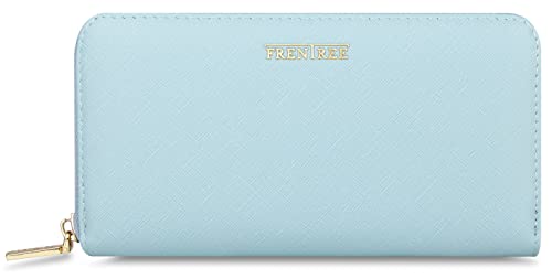 Frentree® Damen Portemonnaie mit vielen Fächern, Klassische große Geldbörse mit Handyfach und RFID-Schutz, inkl. Geschenkverpackung von Frentree